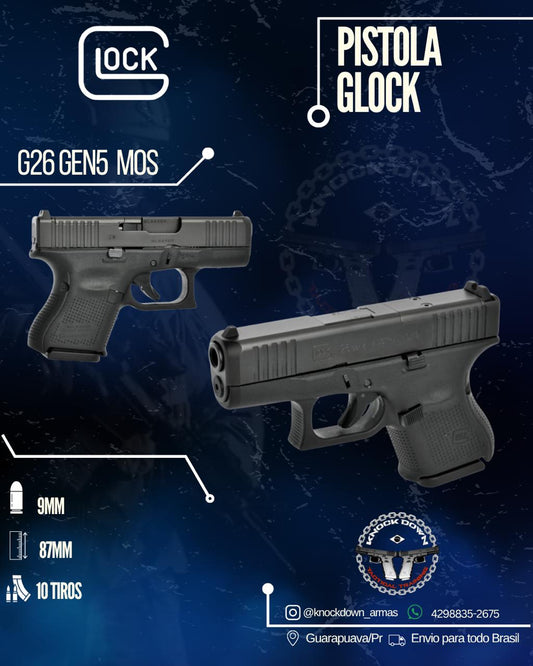 PISTOLA GLOCK G26 GEN 5 MOS