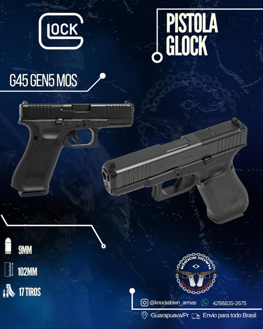 PISTOLA GLOCK G45 GEN 5 MOS