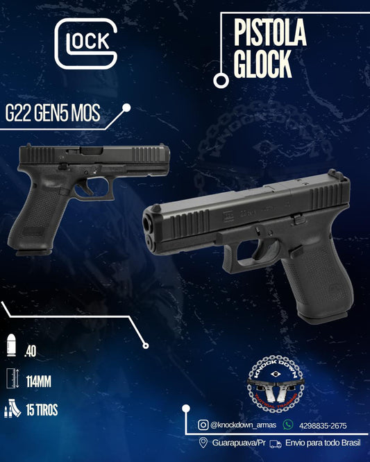PISTOLA GLOCK G22 GEN5 MOS
