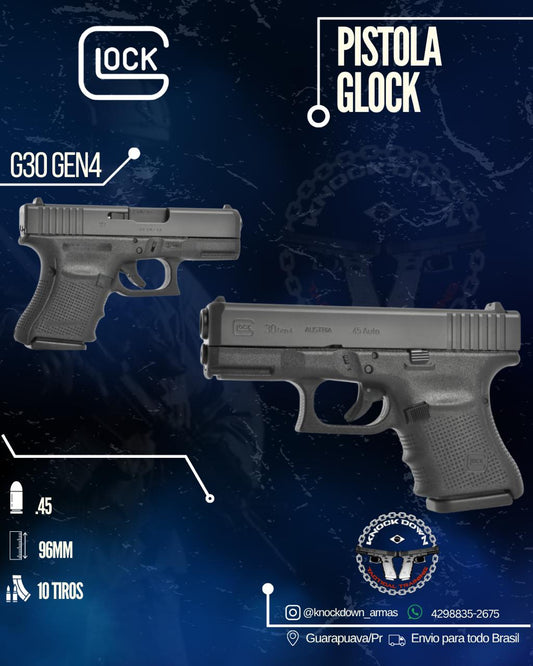 PISTOLA GLOCK G30 GEN 4