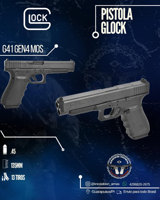 PISTOLA GLOCK G41 GEN 4 MOS