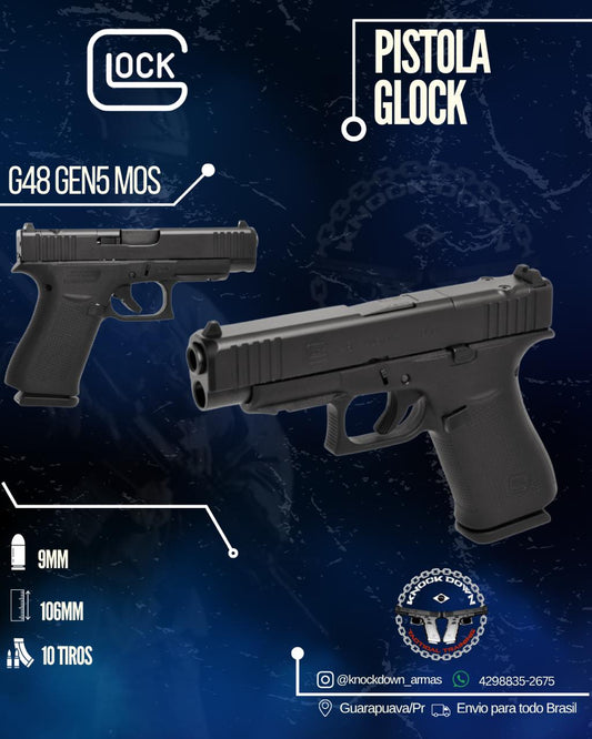 PISTOLA GLOCK G48 GEN 5 MOS
